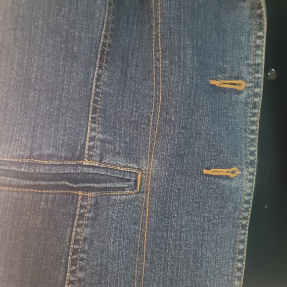 St. John's Bay Women's Blue Jean Jacket - Picture 2 of 10